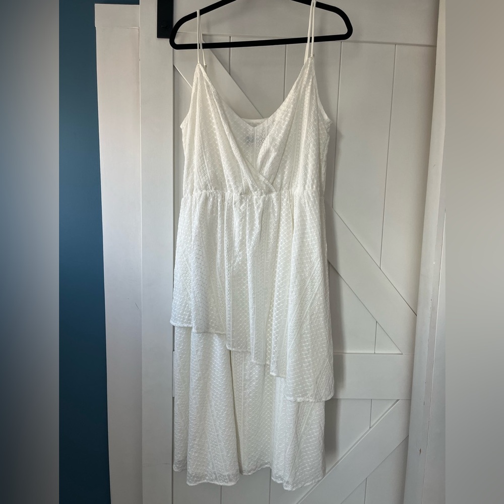 House of Harlow 1960 x Revolve White Boho Eyelet Dress - XL